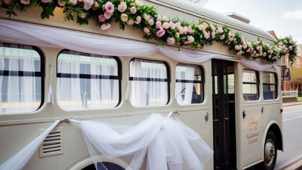 wedding bus in london